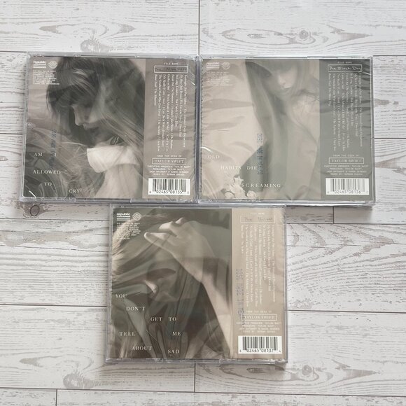 Lot of 3 Taylor Swift - The Tortured Poets Department + Bonus Tracks (CDs) NEW! - Picture 2 of 4